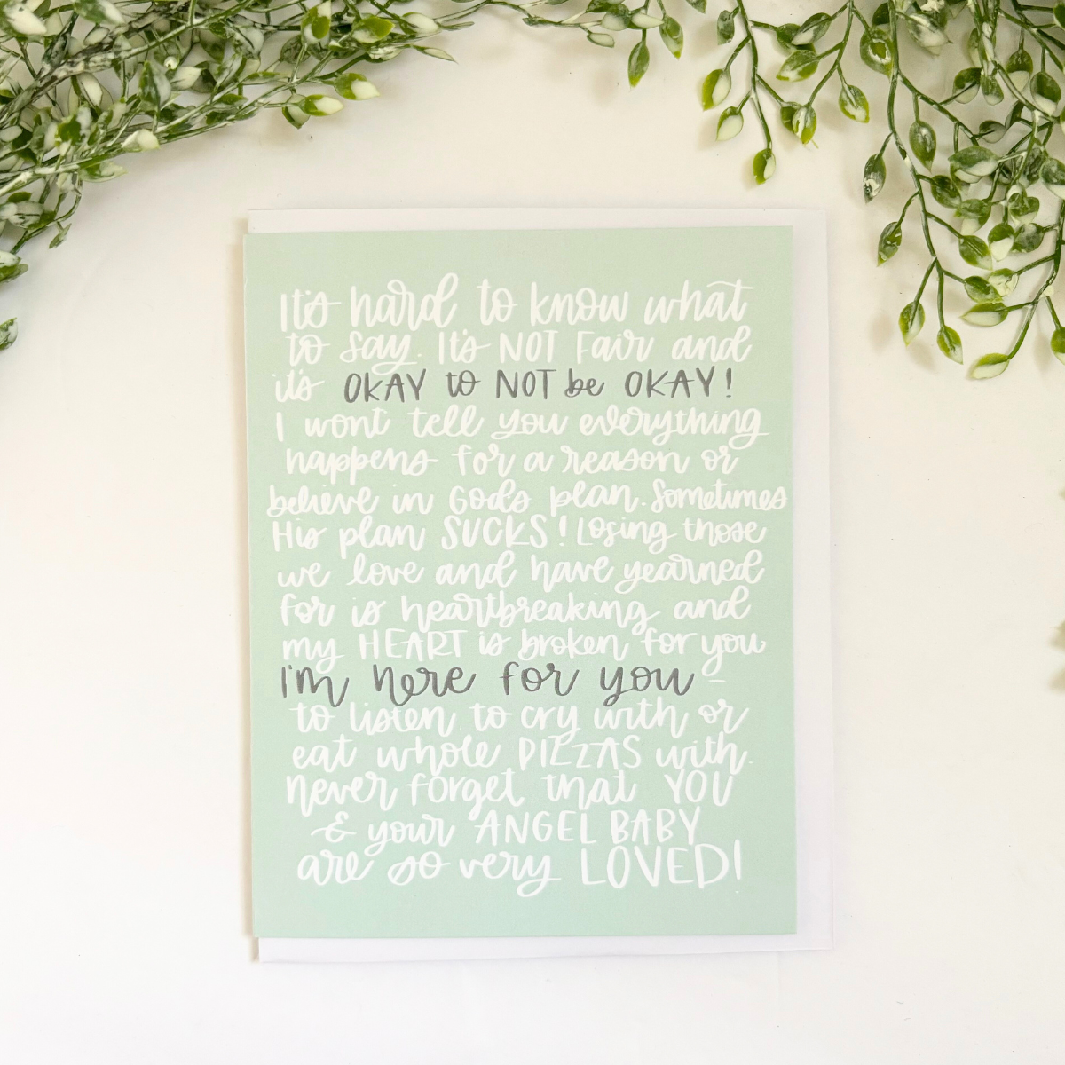 Wild & Precious Boutique - Wholesale Sympathy Card - Angel Baby/Babies - Miscarriage Card - Pregnancy Loss Card3