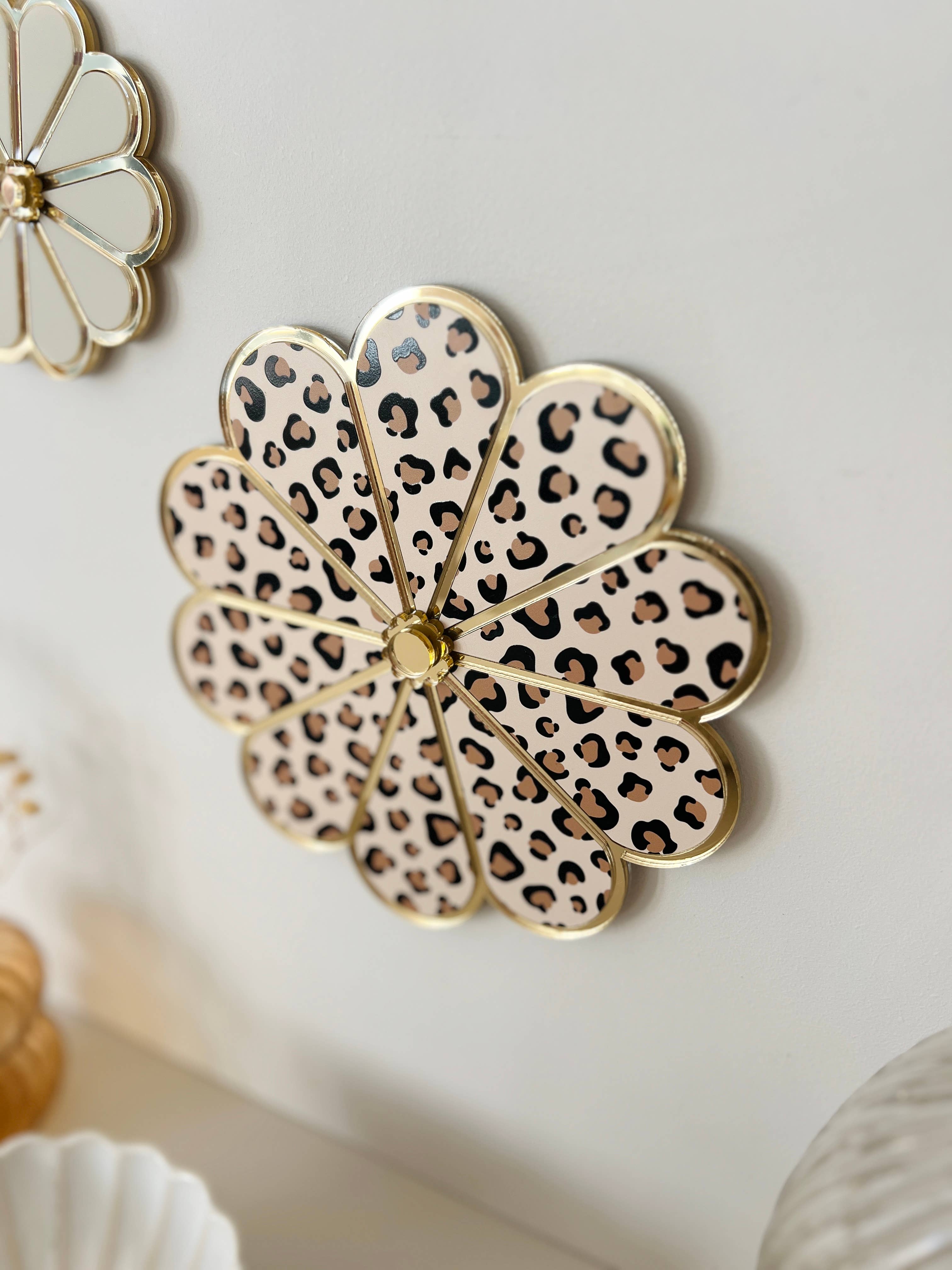 Print Your Love - Wholesale Wall Accent - Leopard Flower Wall Jewel2