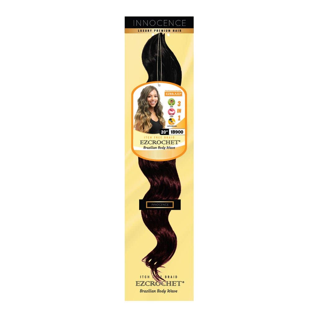 EZBRAID UK - Wholesale Hair Extensions - EZCROCHET Brazilian Body Wave 20"3