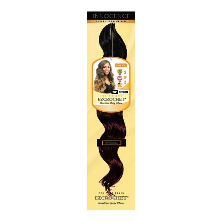 EZBRAID UK - Wholesale Hair Extensions - EZCROCHET Brazilian Body Wave 20"3