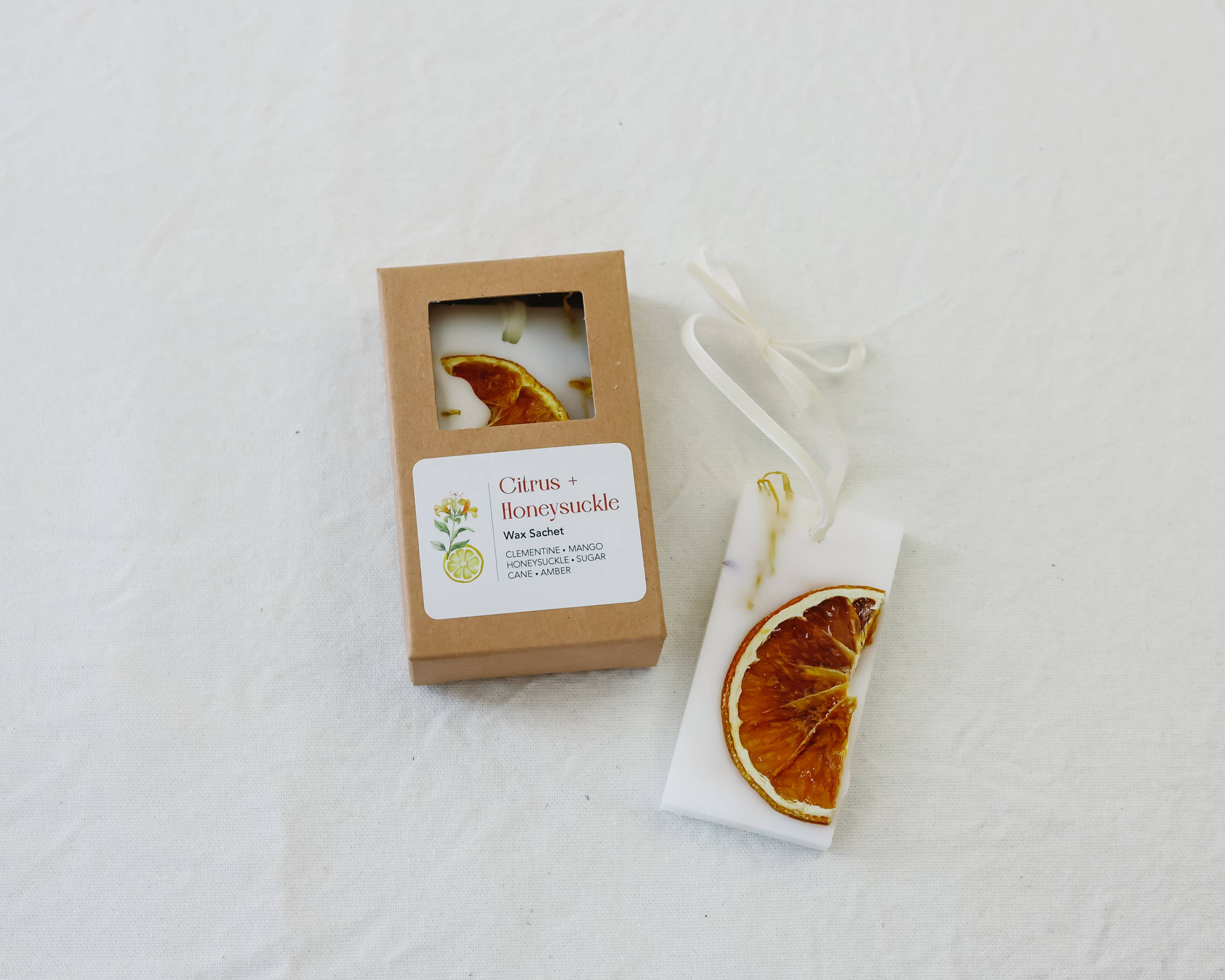 Florissant Collective - Wholesale Sachet - Citrus + Honeysuckle Wax Sachet