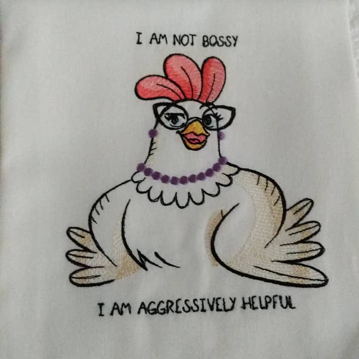 Ik ben niet bazig, ik ben agressief behulpzaam voor wholesale door Sheryl's Stitchery Niche