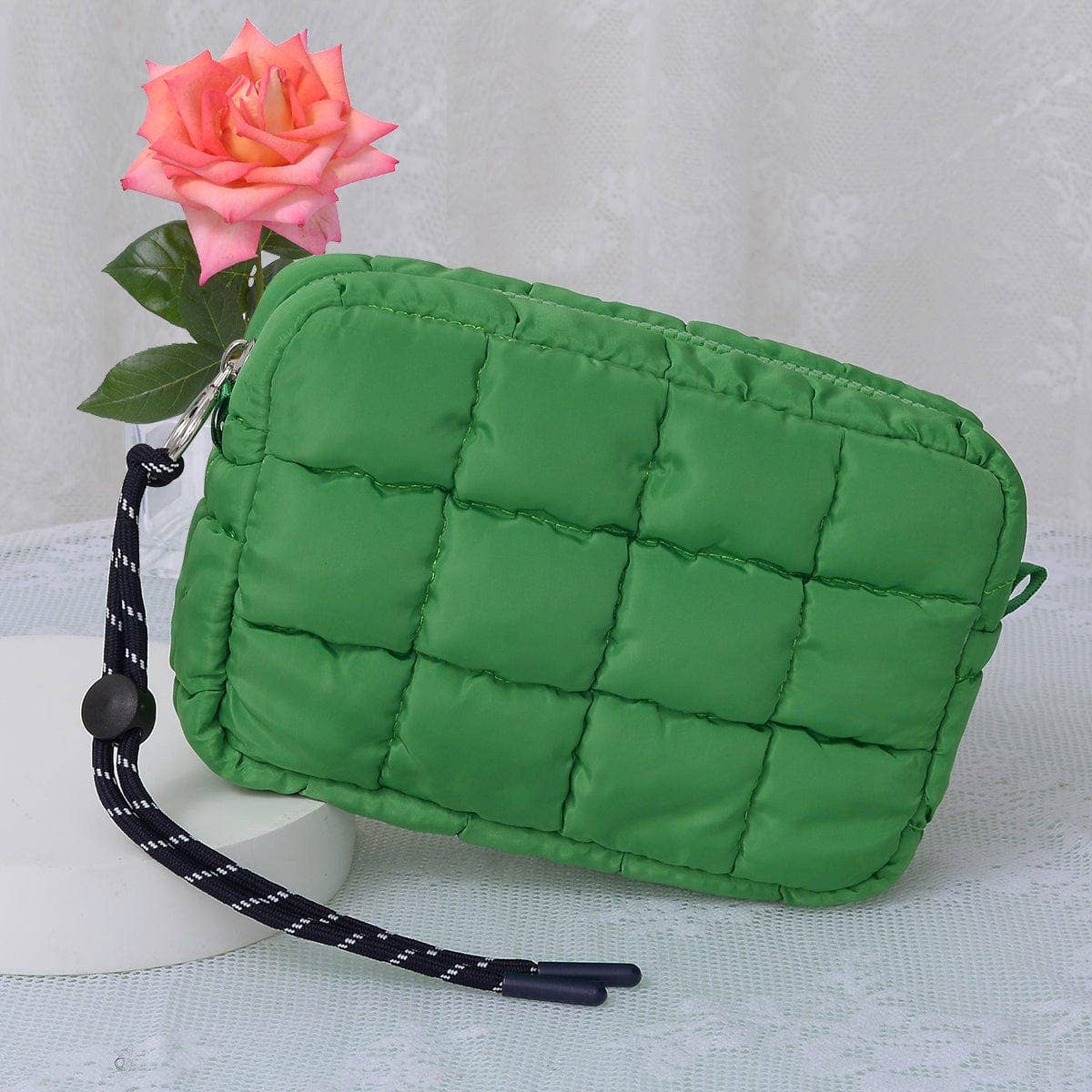 MiMi Wholesale - Wholesale Pouch - Women's - QP008 Nylon Quilted Puffer Clutch/Pouch14