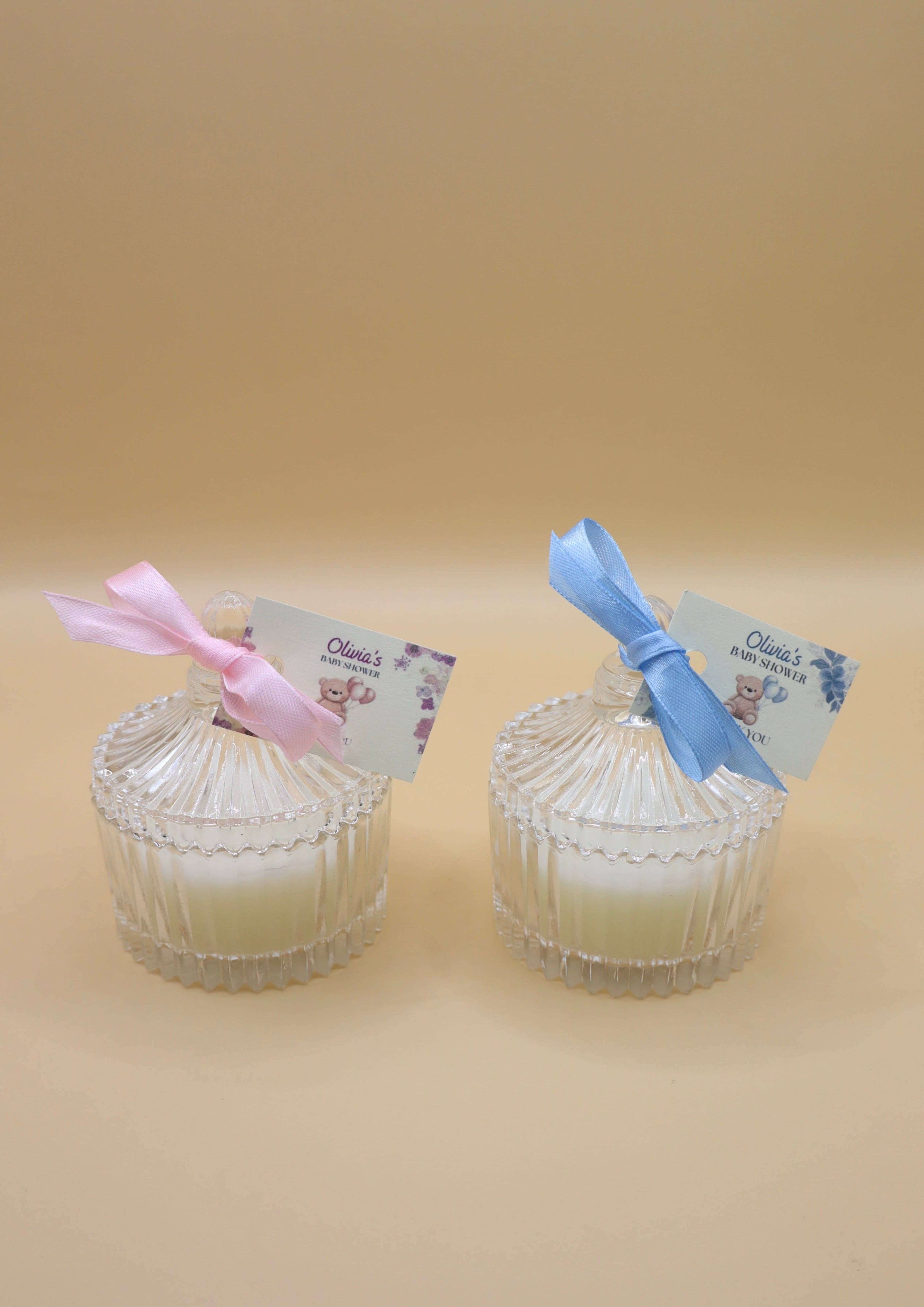 alCo Candles - Wholesale Party Favor - Personalized Baby Shower Party Favors - Mini Candle | Baby Boy1