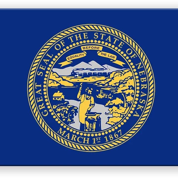 Vlag van de staat Nebraska voor wholesale door Nashville Metal Art®
