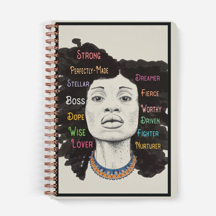 Woman of Worth - Jornal de capa dura por atacado de Brown Aspiration