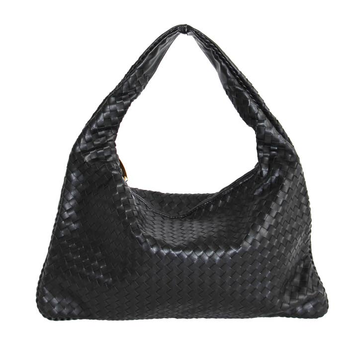Donna Woven Handbag Jet Black and other Purchase Wholesale felpe donna. Free Returns & Net 60 Terms on Faire trending on Faire.