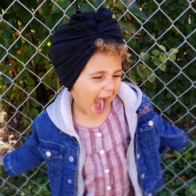 BluTaylor® - Wholesale Baby Headwrap - Baby - Vintage Head Wrap Hat - Black6