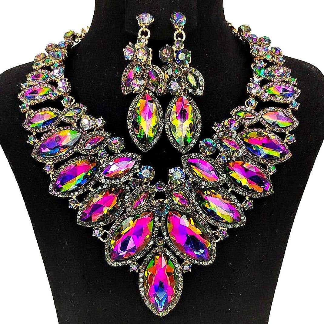 Diacly - Wholesale Jewelry Set - Cloud Oblong Shape Big Chunky Set11