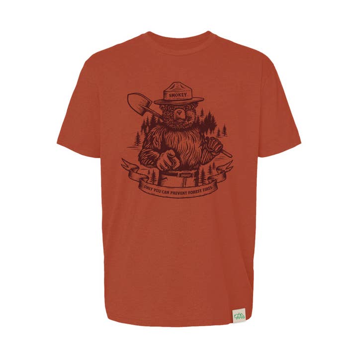 T-shirt Smokey Vintage en forme d'ours durable pour la vente par Wild Tribute