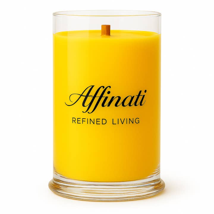 Golden Paloma Wooden Wick Candle – Luxury 21 oz Soy Blend | Affinati for wholesale by Affinati