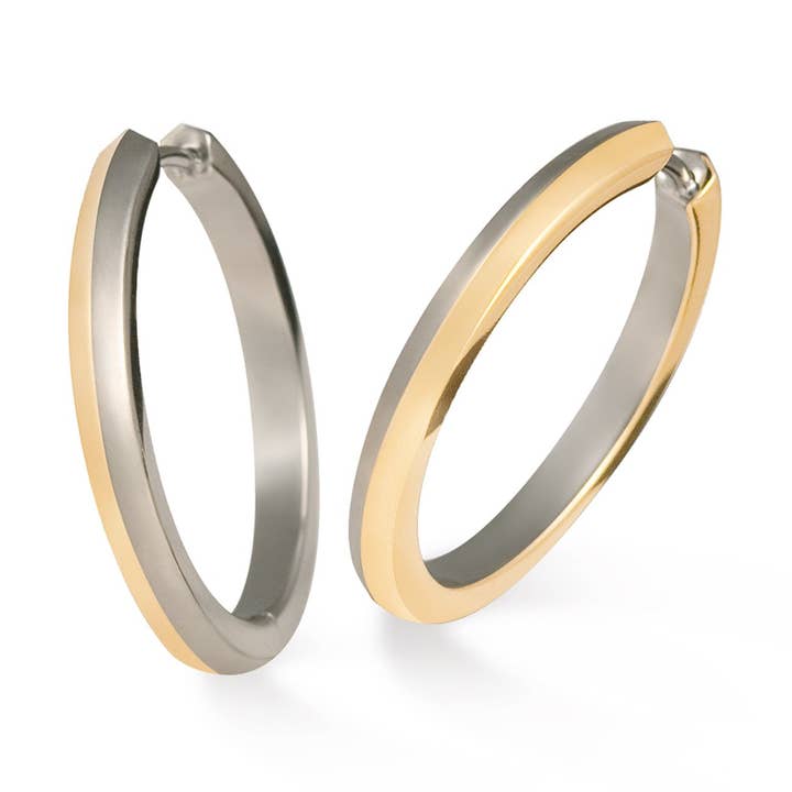 0574-02 Boccia Titanium Earrings por atacado de Boccia Titanium