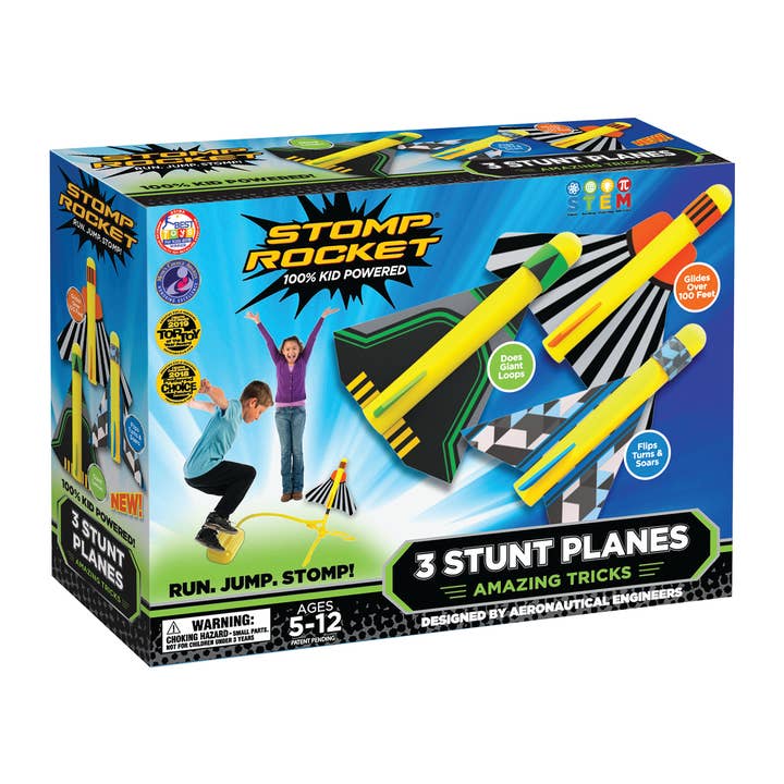 Stomp Rocket - Wholesale Toy Plane - Kids - Stunt Planes by Stomp Rocket - 3 Planes0