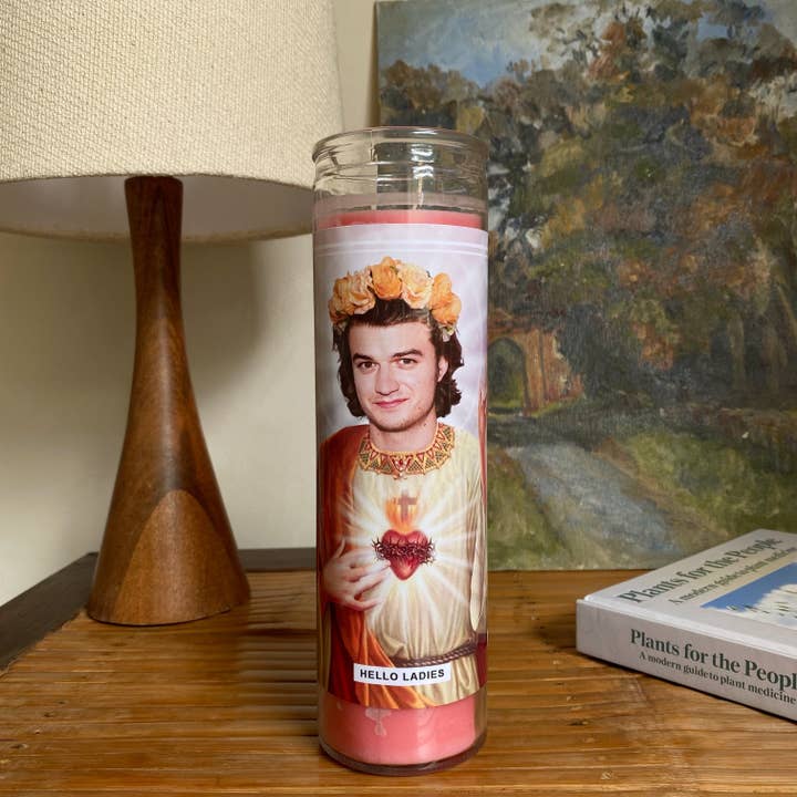 Saint Steve Harrington | Joe Keery Prayer Candle for wholesale by Ain't Saint