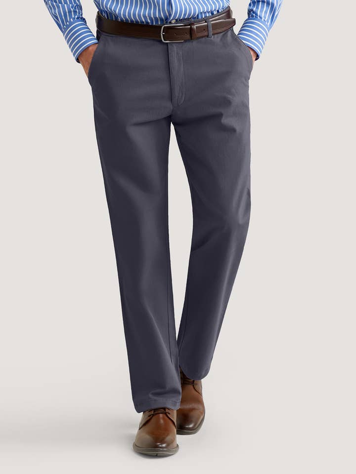 Smart Fit Dark Grey Chinos for wholesale by Brian Oak Limited