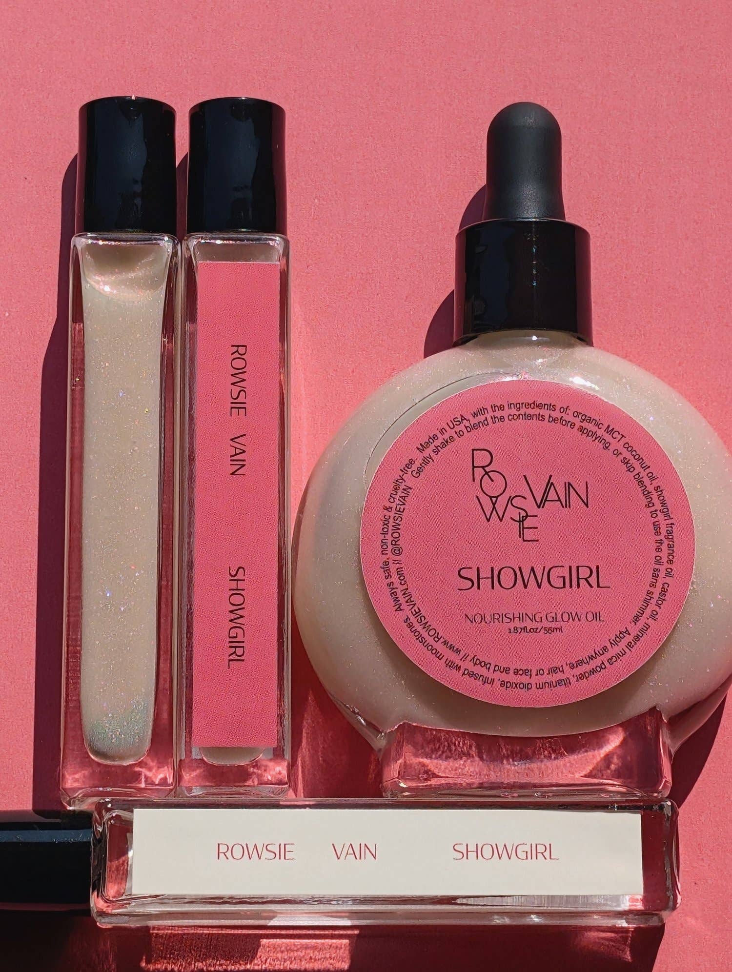 ROWSIE VAIN - Wholesale Roll-On Fragrance - SHOWGIRL PERFUME OIL ROLLER WAND (10ml) 2