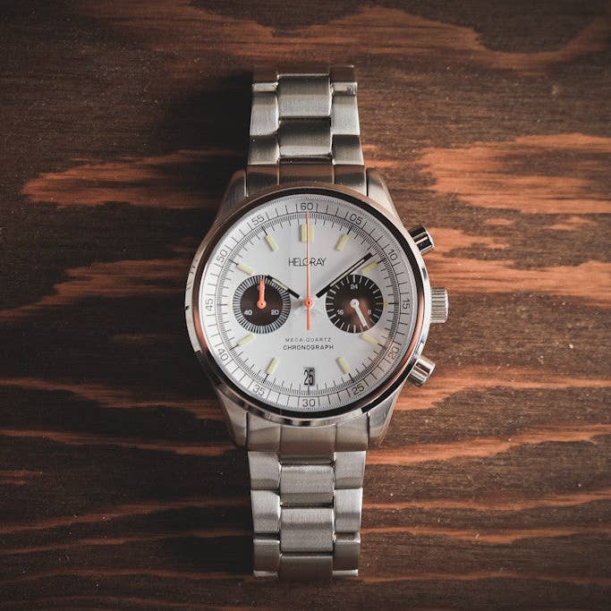 Helgray Watches - Wholesale Wrist Watch - Men's - Silverstone White8