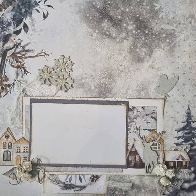 Ecstasy Crafts Distributing - Wholesale Scrapbook - 3Quarter Designs - Scrapbook Collection - Enchanted Winter