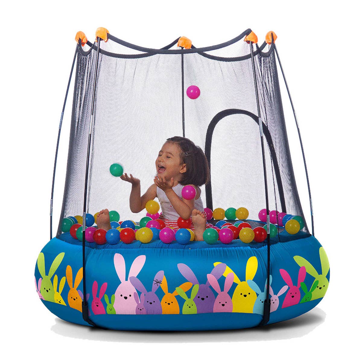 Devessport – Engroshandel Sportsspil - Børn og baby – Kohala 2-i-1 trampolin og legeplads – Bunny Jump trampolin6