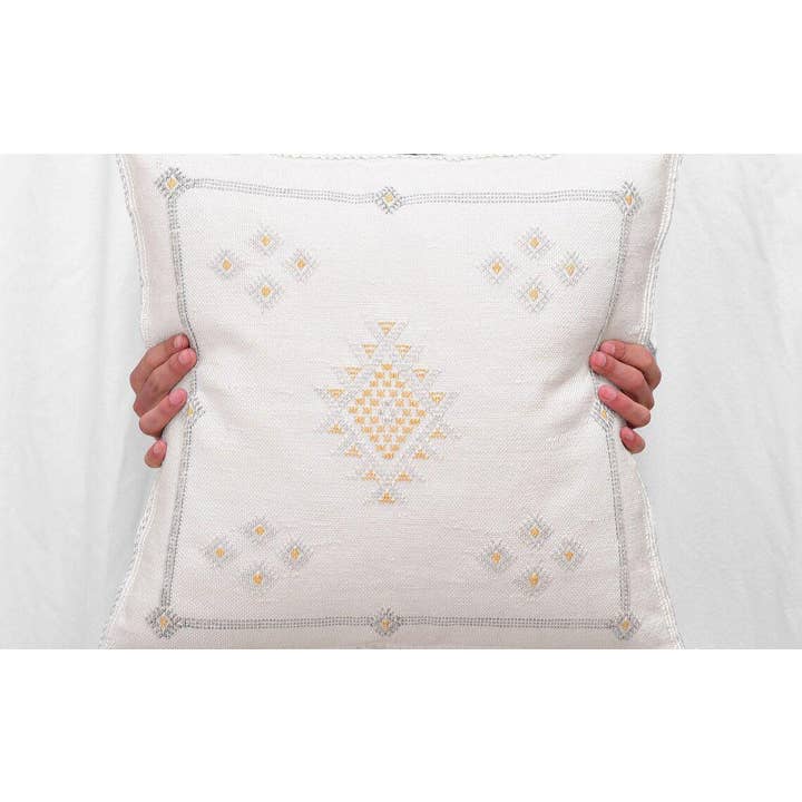 marrakeshop - Wholesale Throw Pillow Cover - Premium Square Cactus Silk Pillow Cover