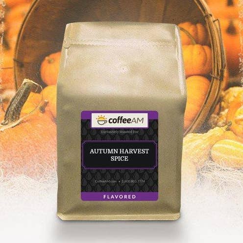 Autumn Harvest Spice Flavored Coffee for wholesale by CoffeeAM