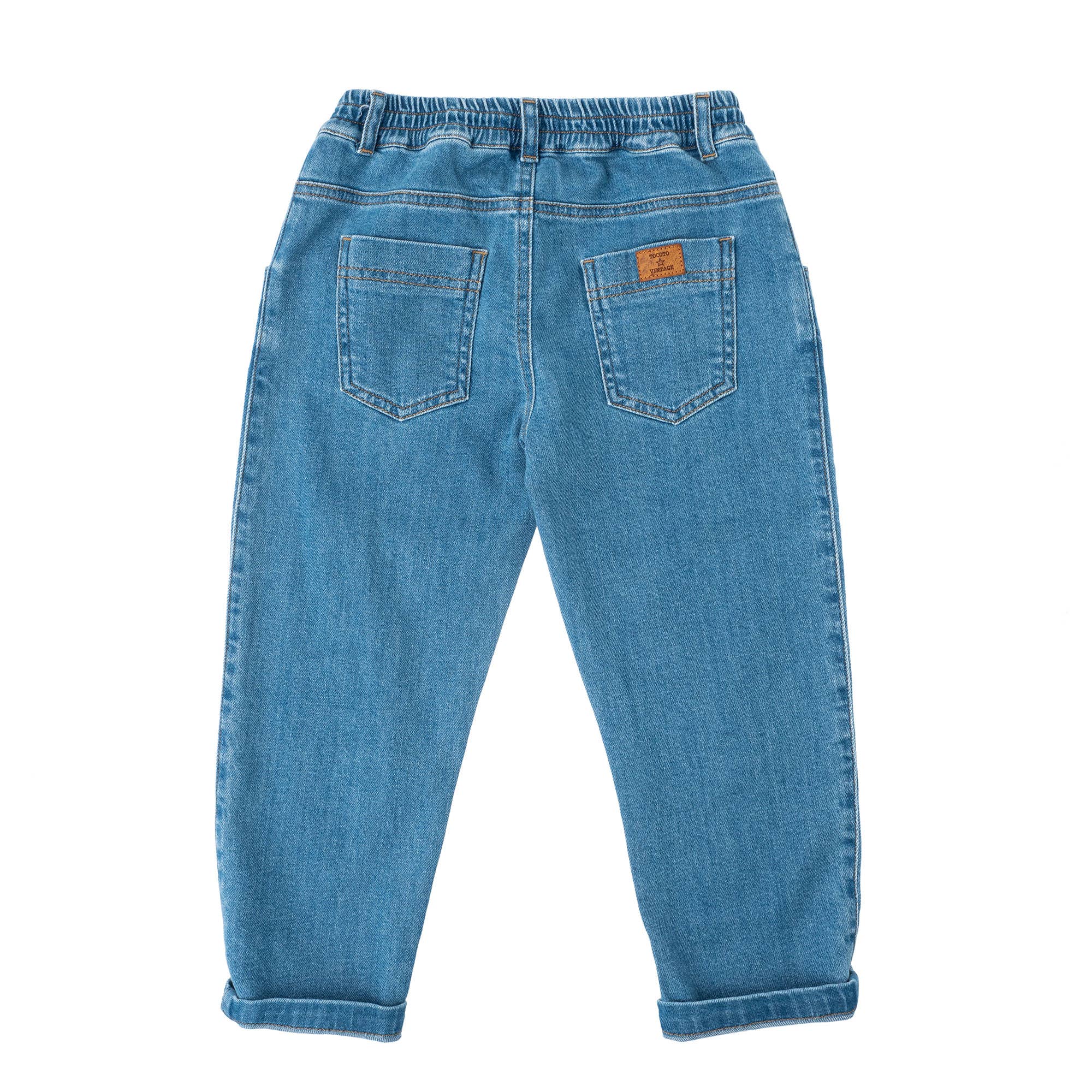 Blue Jeans Kid Unisex Elastic Waist W11422 for wholesale on Faire0
