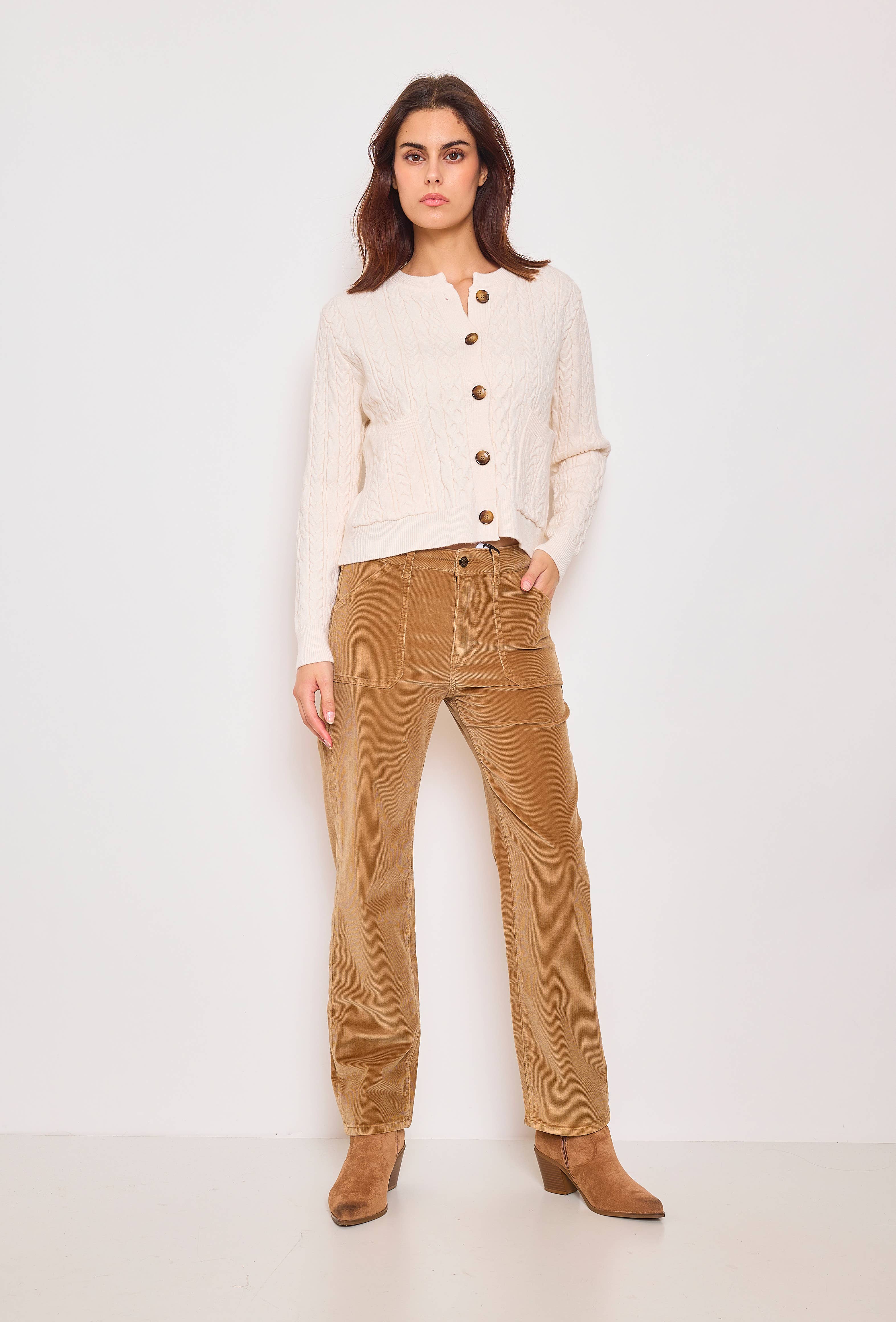 SUNNY STUDIO - Wholesale Pants - Women's - Corduroy pants2