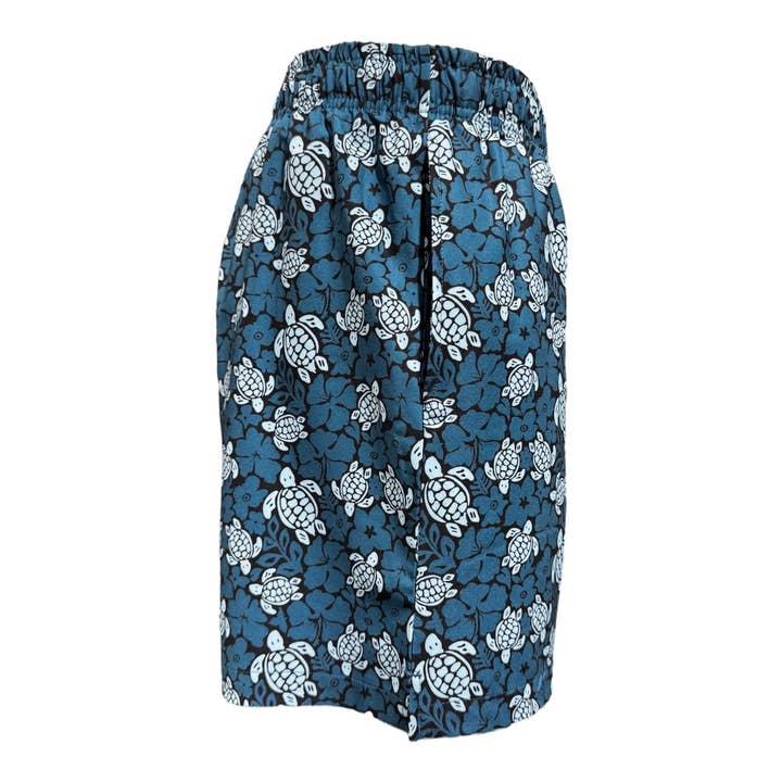 MARINA WEST SWIM - Wholesale Swim Shorts - Men's - Men's Swim Short-MP185_Aloha&Turtle Teal1