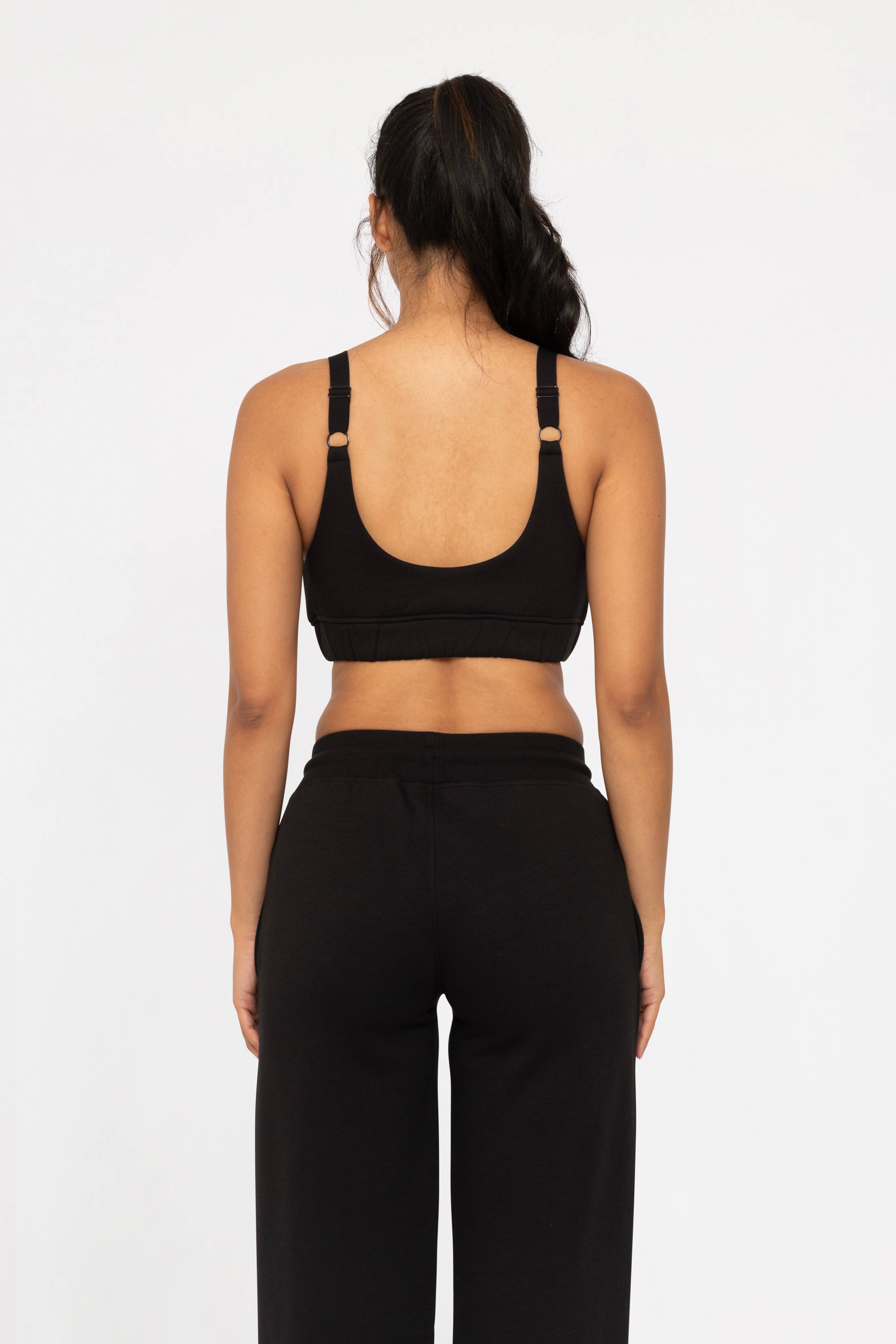 Mono B - Wholesale Sportbeha - Dames - Loungebra met sweatstof van katoenmix6