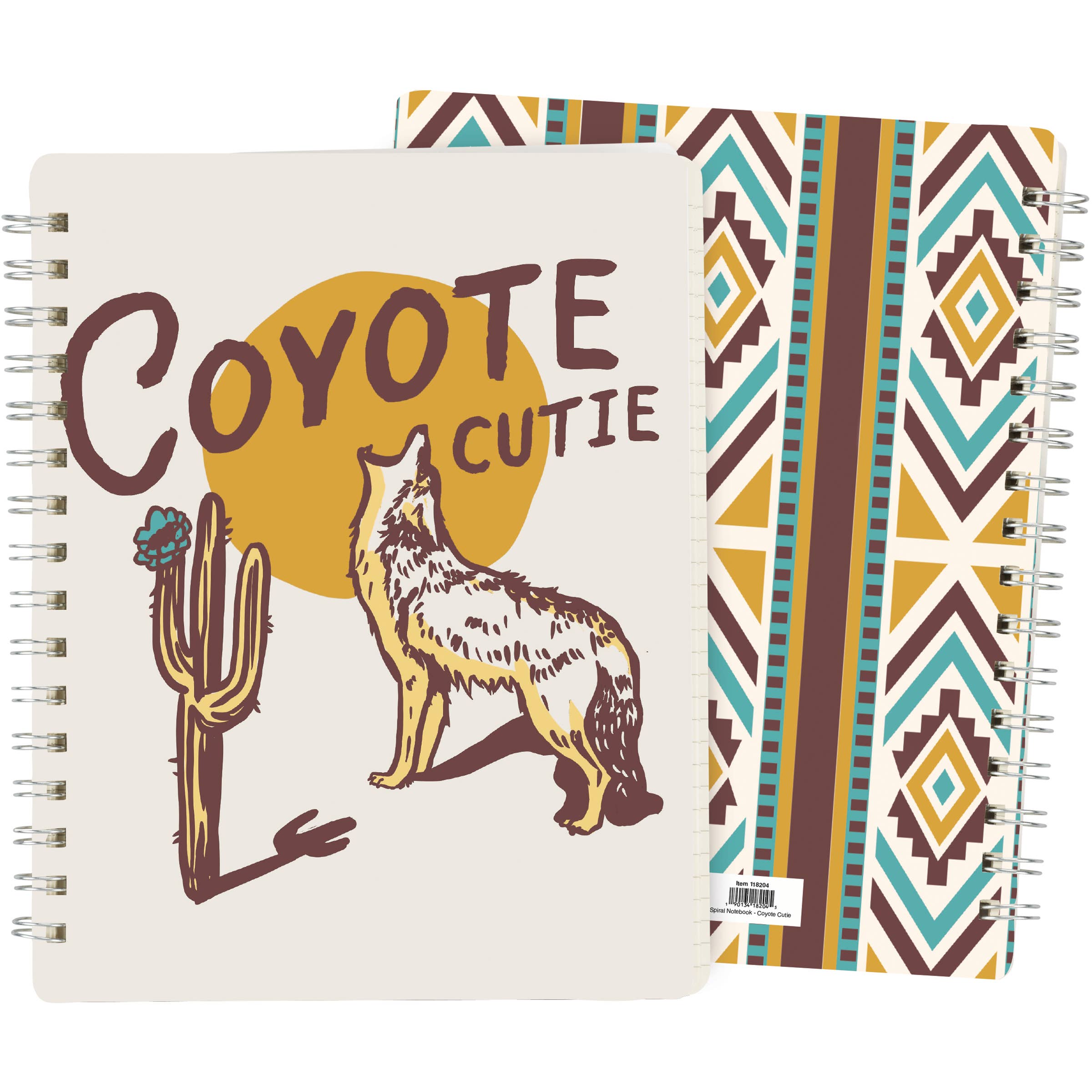 Primitives by Kathy - Wholesale Stationery/Notecard Set - Coyote Cutie Spiral Notebook0