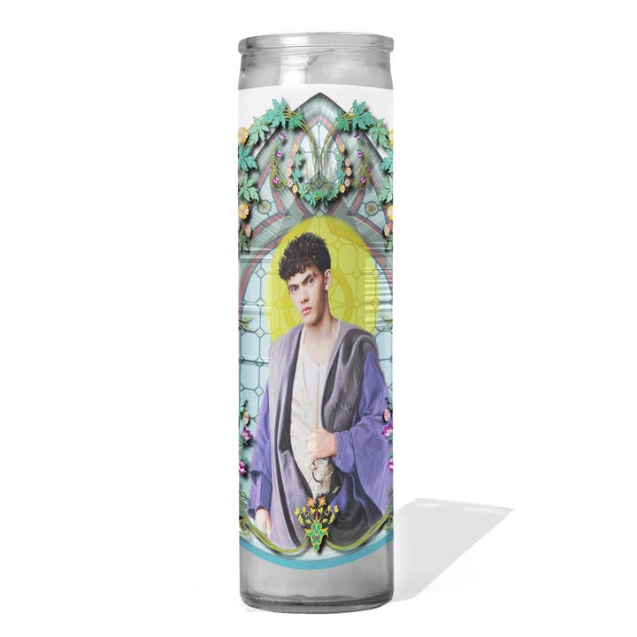 Joe Locke Celebrity Prayer Candle for wholesale by Calm Down Caren