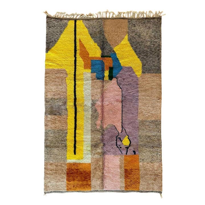 Luxe abstract Marokkaans wollen tapijt - op maat gemaakt tapijt voor wholesale door AFK Living