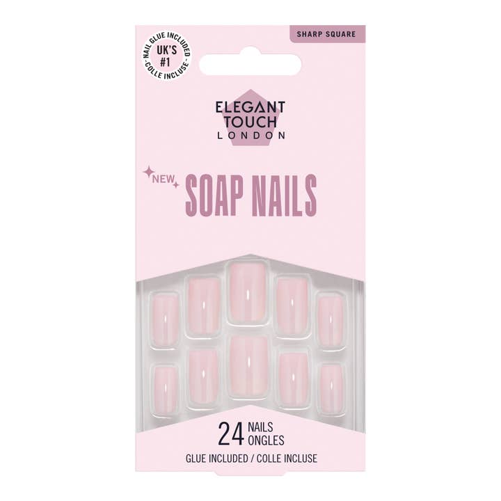 Beauty Goddess – wholesale Press-on/fake nails – Elegant Touch Soap Nails - Bubble Bliss