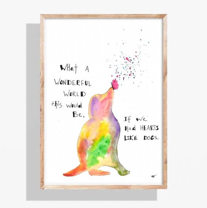 One Light Studio - Wholesale Art Print - "A Dog's Heart"