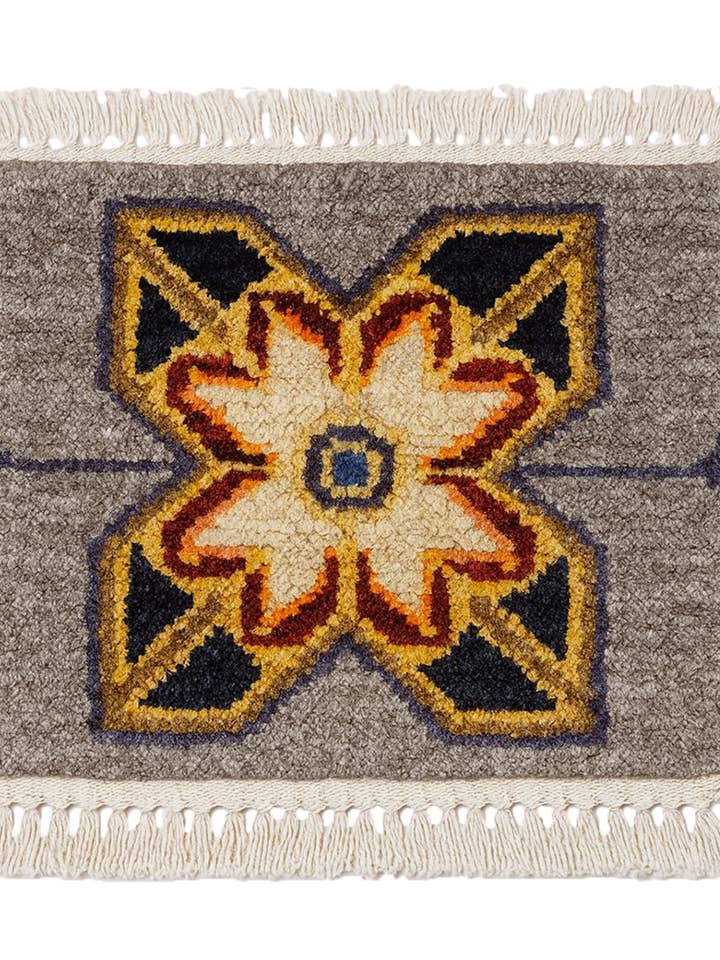 Échantillon de Tapis Noué à la Main Drissi - 30 x 30 cm pour la vente par Imaco Rugs