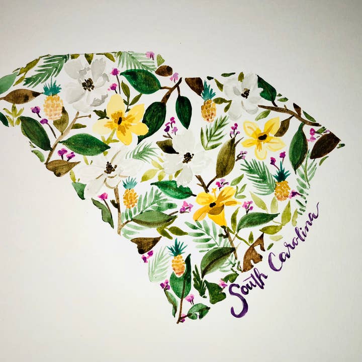 Impressão da Carolina do Sul por atacado de Roseberry & Co.