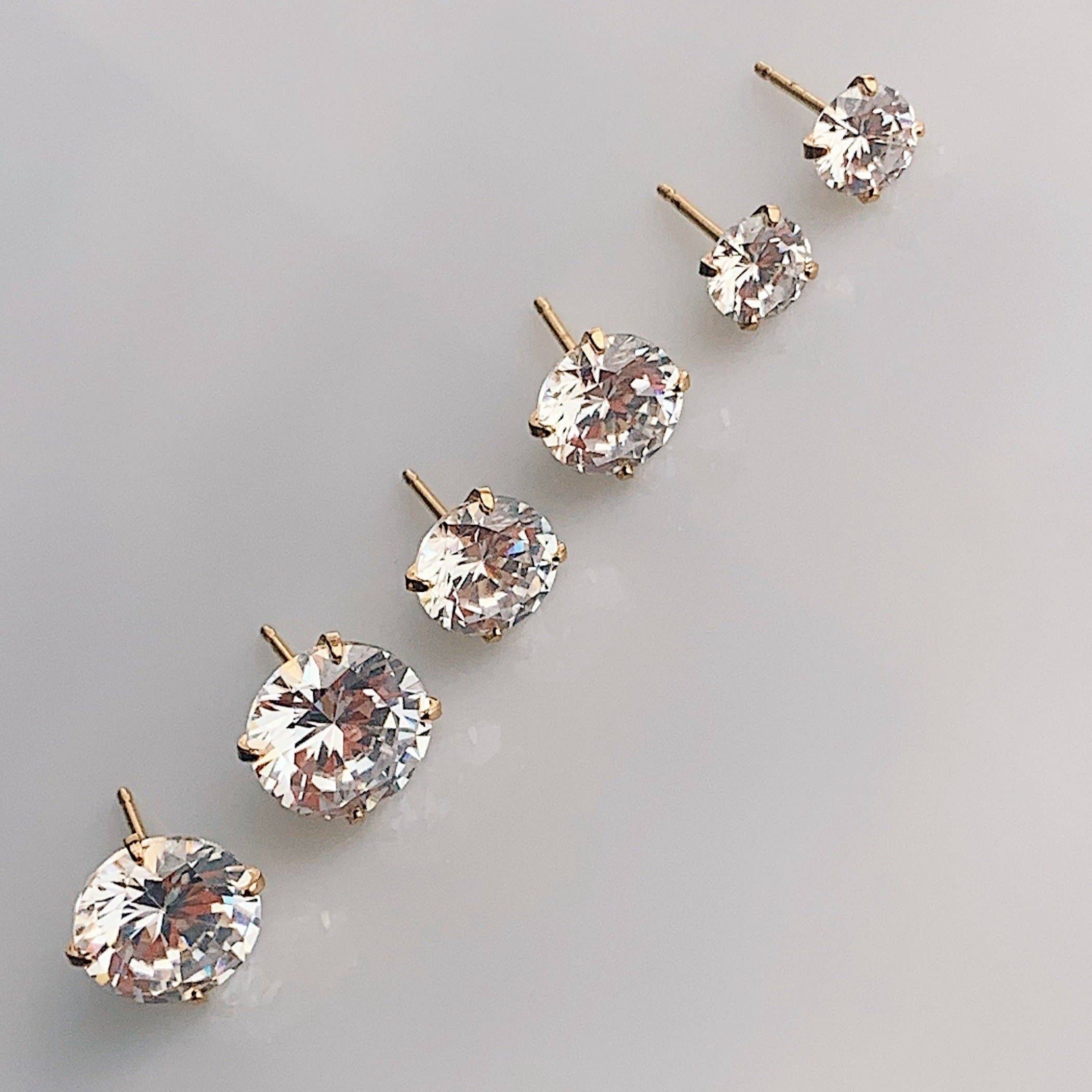 The Views & Co - Wholesale Stud/Post Earrings - Round Cz Studs3