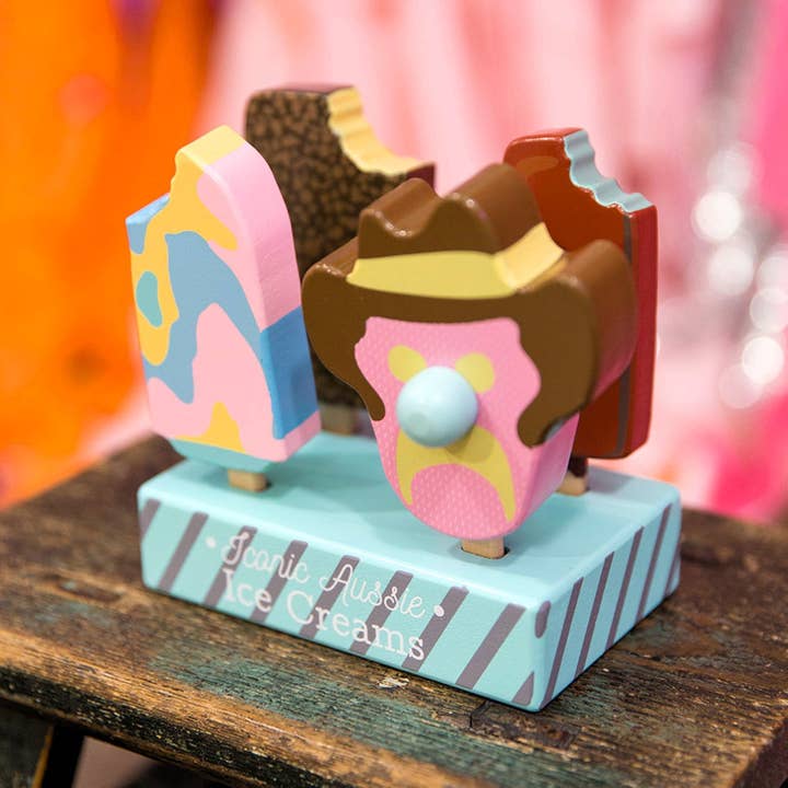 Make Me Iconic - Wholesale Wood Toy - Kids - WOODEN TOY - AUSTRALIAN ICE CREAMS MELT3