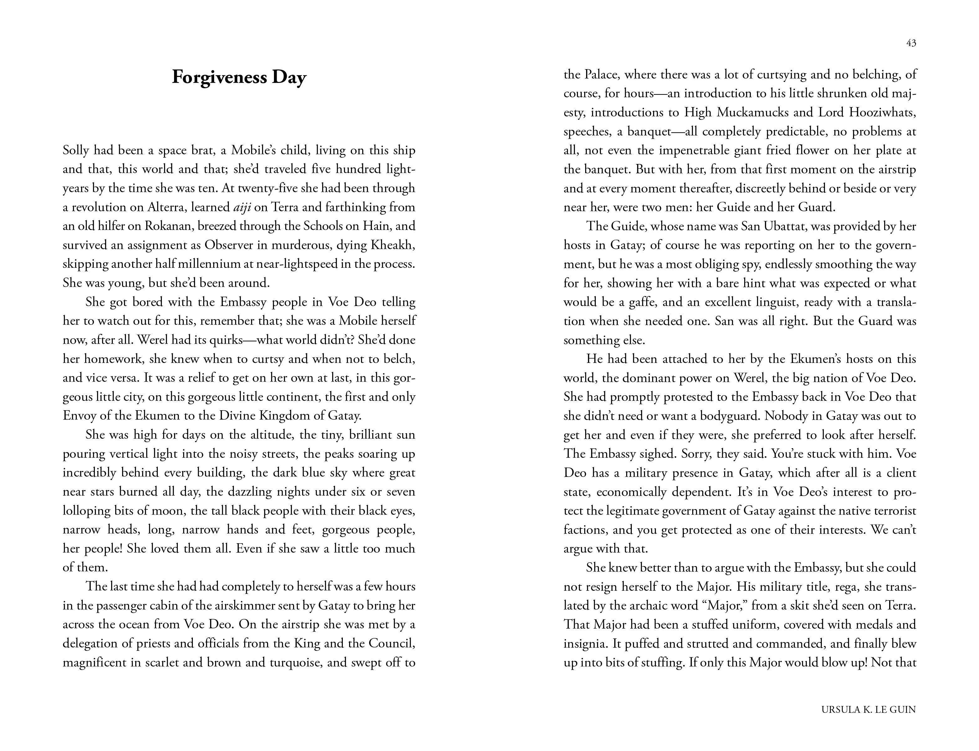 Hachette Book Group - Wholesale Science Fiction - Five Ways to Forgiveness by Ursula K. Le Guin2