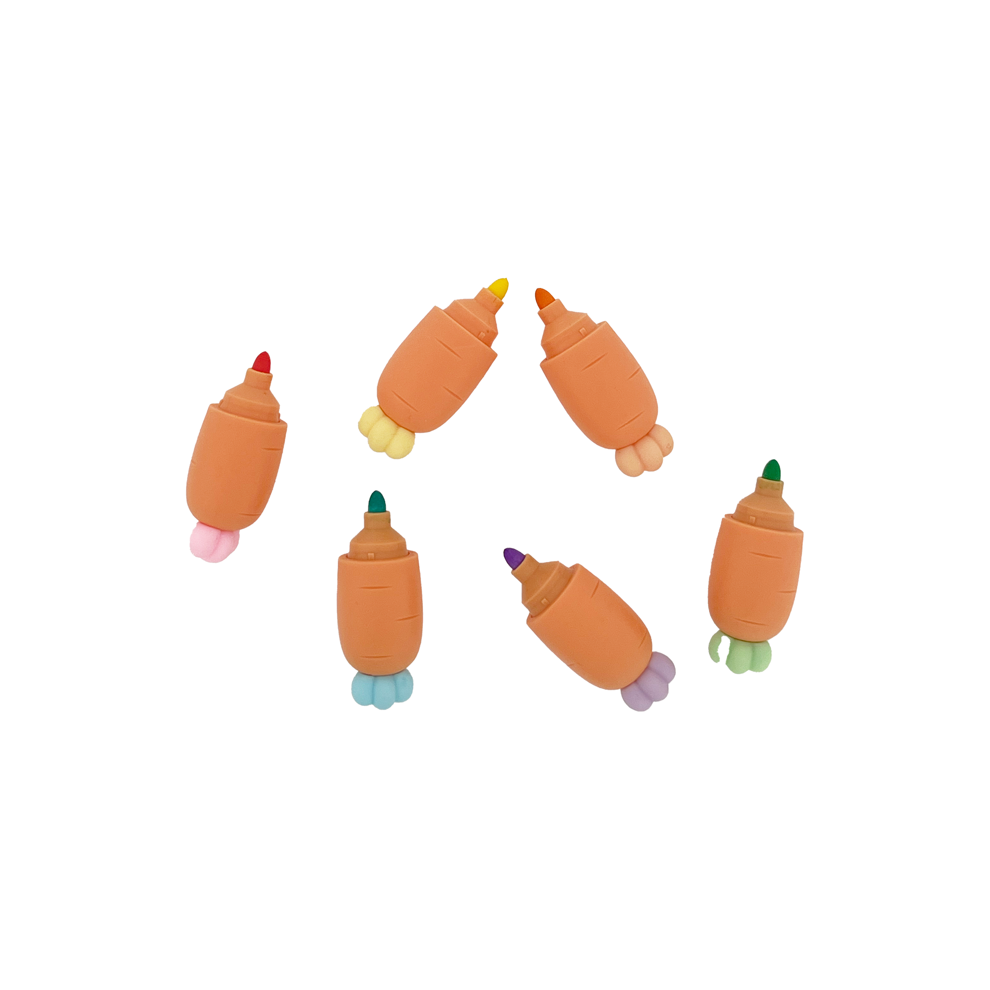 Jollity & Co. + Daydream Society – wholesale Markers – Child & baby – Bunnies In The Garden Carrot Marker Set1