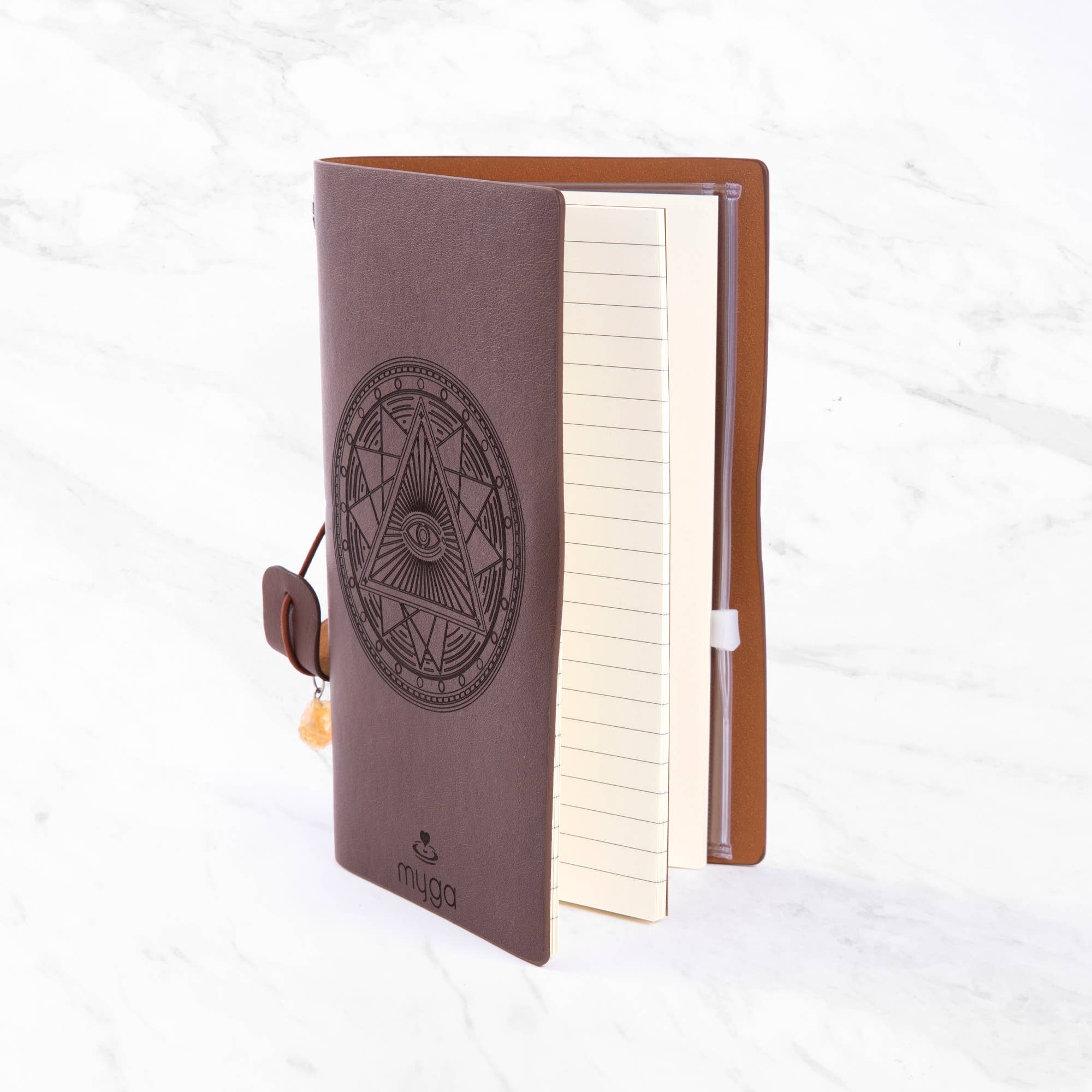 Myga – Engroshandel Spirituelle sten og krystaller – Myga Crystal Notebooks i singler 27