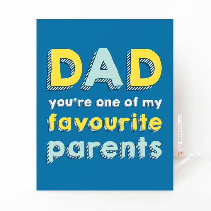Favoriet | Vaderdag | Kerstkaart voor wholesale door Good on Paper
