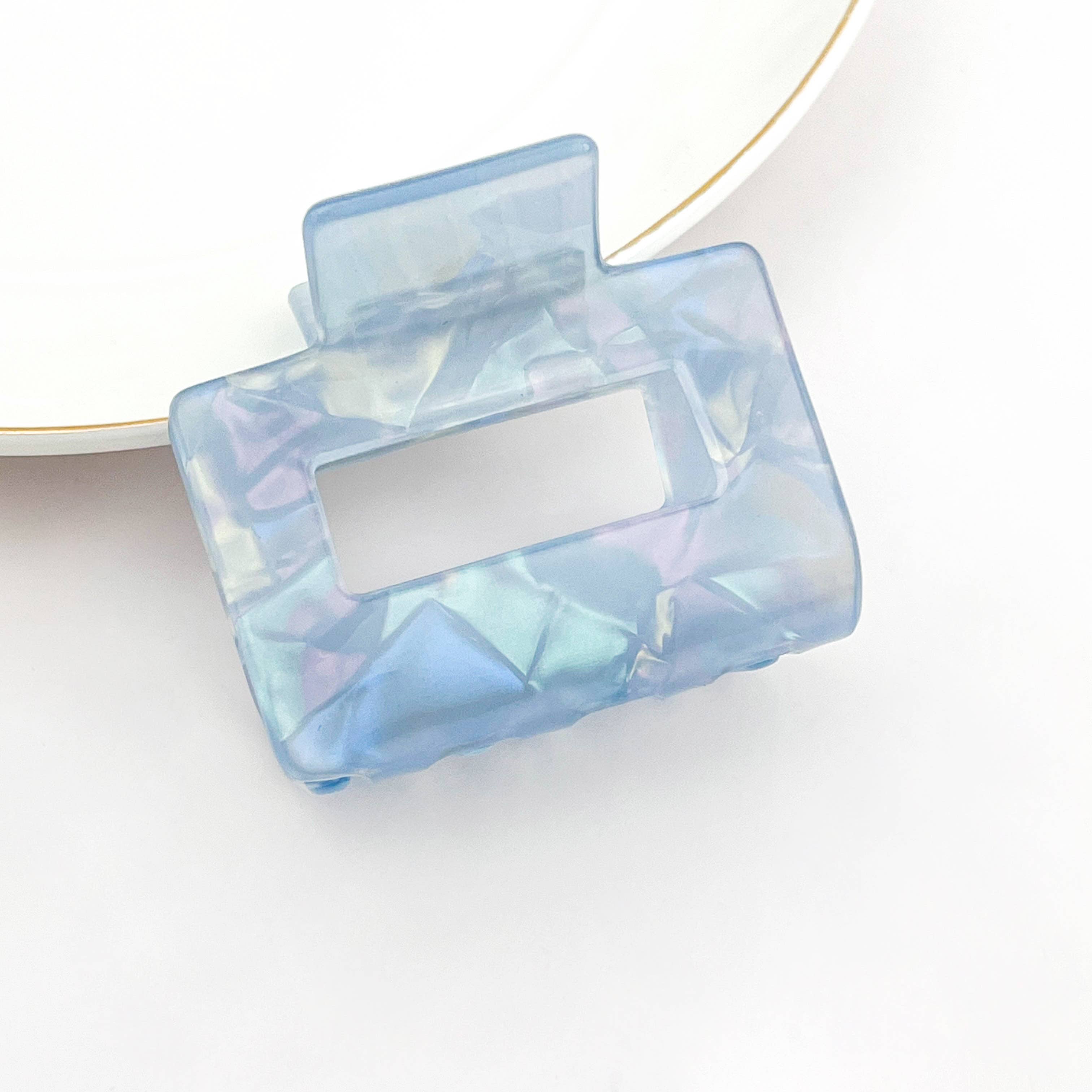 mildstyles - Vendita all'ingrosso Fermaglio per capelli - Donna - Clip a artiglio quadrato medio cavo – Stile geometrico moderno0