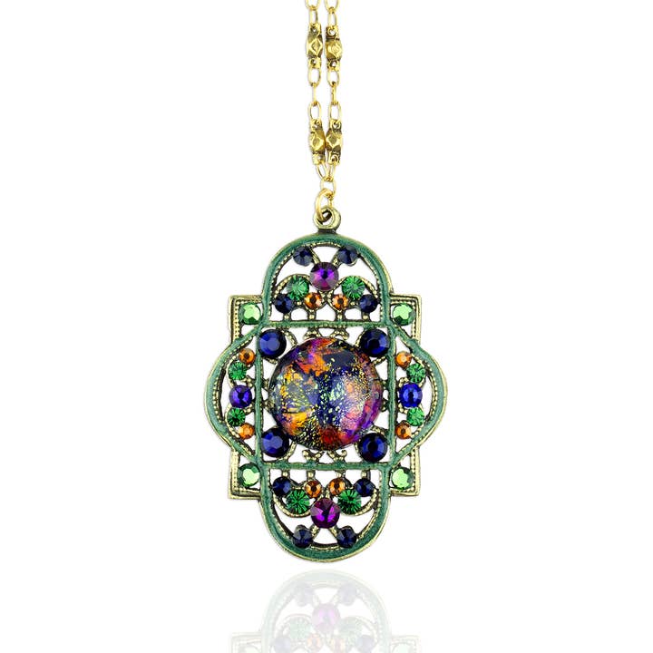 Esta Atkins Crystal Necklace for wholesale by Anne Koplik Designs, Inc.