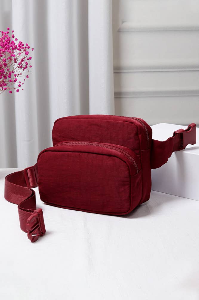 Hana – wholesale Midjeväska - Dam – Solid Dubbel dragkedja Fanny Pack3