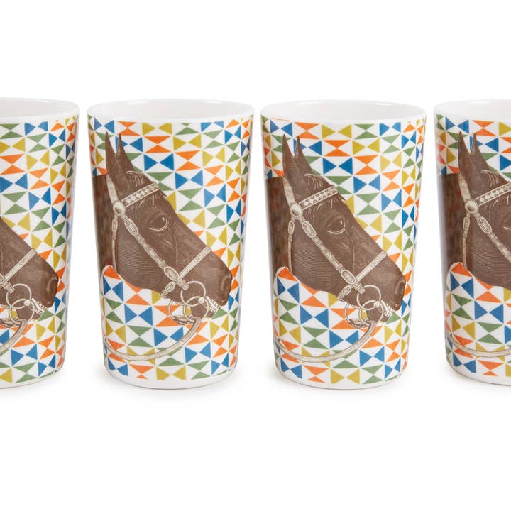 SET DI QUATTRO BICCHIERI EQUUS per la vendita all'ingrosso da parte di THOMASPAUL