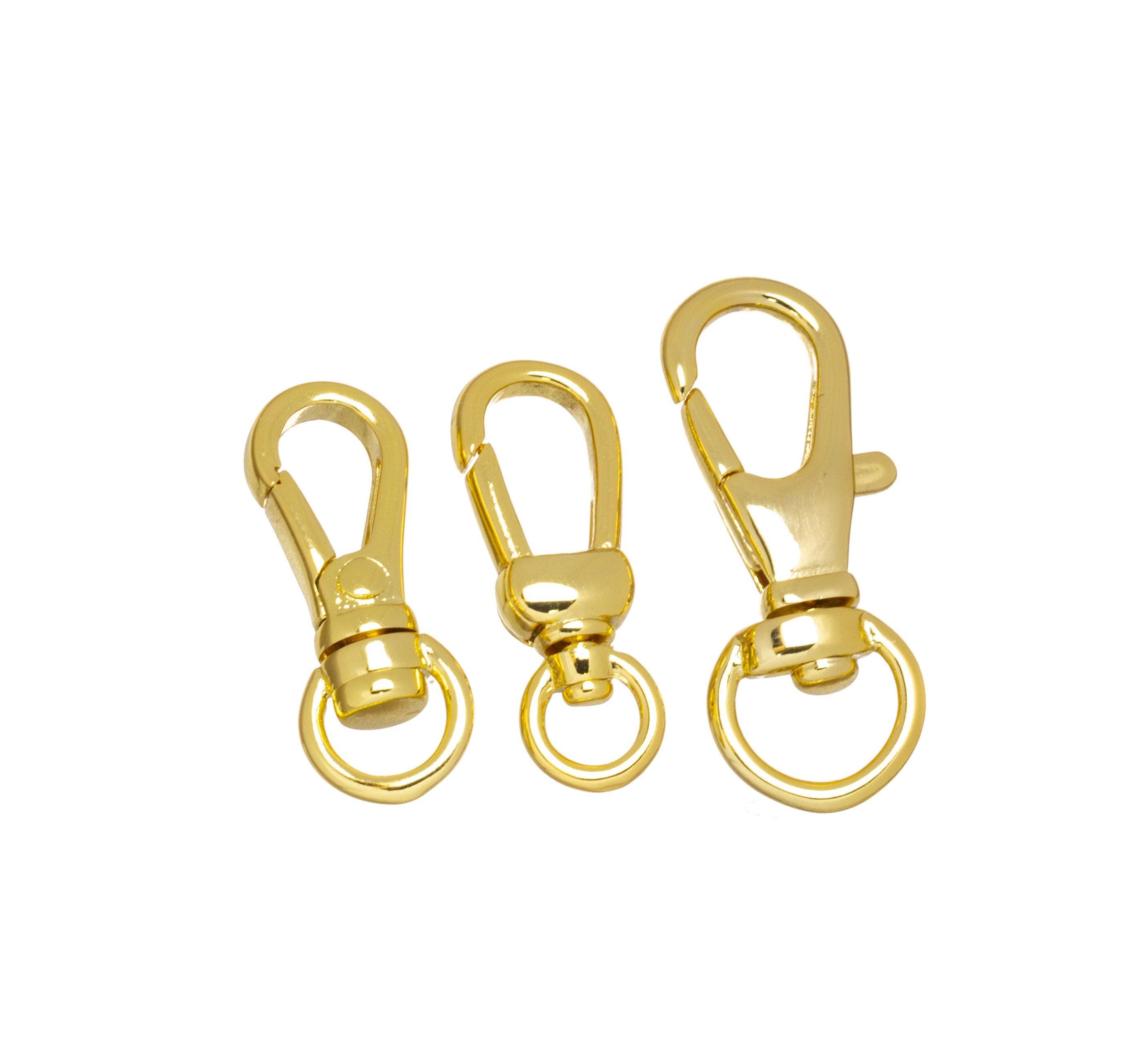 Jewel Pledge - Vendita all'ingrosso Fibbie per cintura - Moschettone Girevole in Oro per Gioielli e Borse2