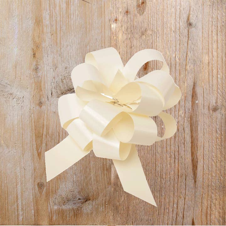 kadopapier.net - Wholesale Ribbon - Gift Wrapping - Svelto Tow Bow Ivory