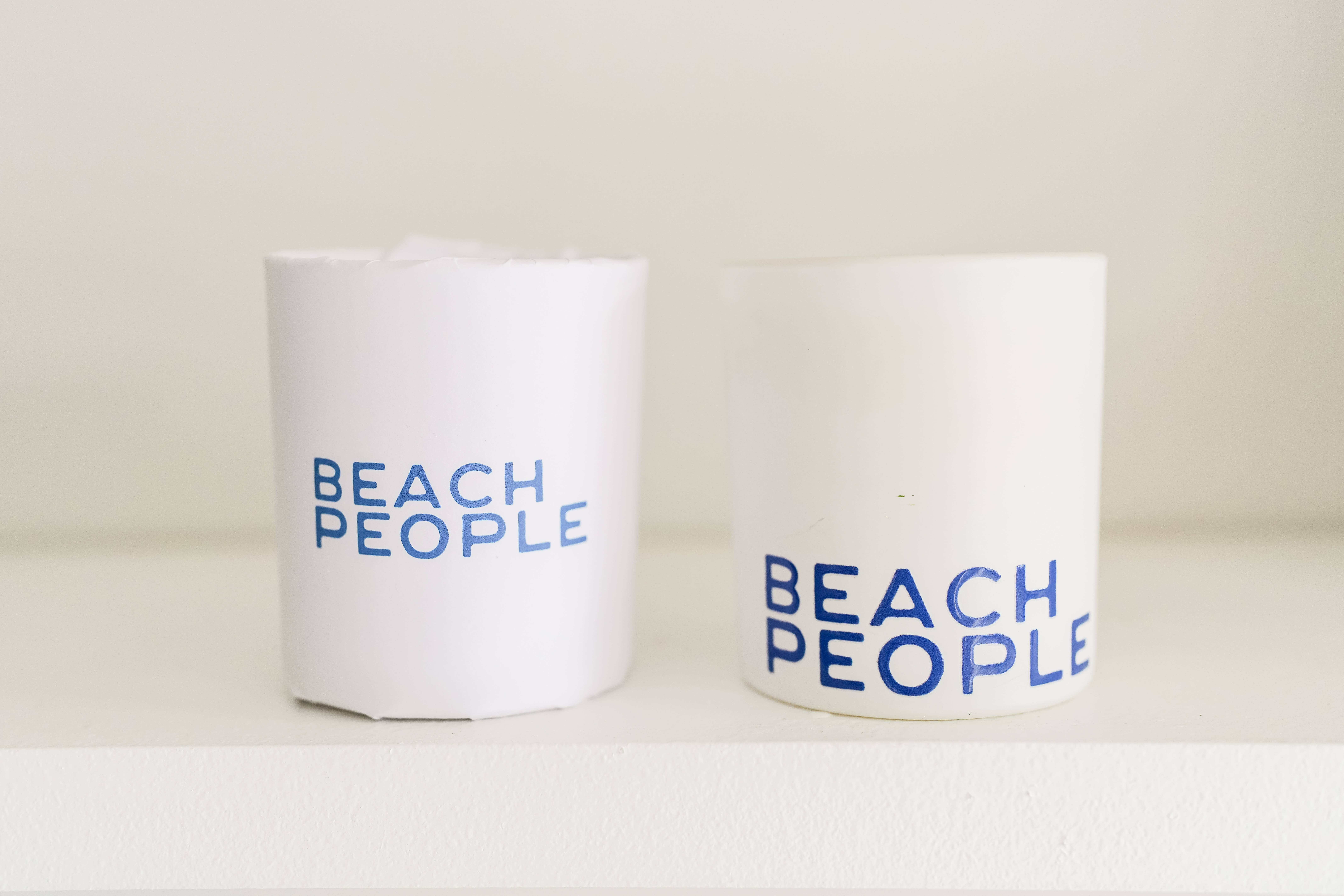 Bungalow South - Wholesale Jar/Filled Candle - "Beach People" 10 oz Soy Candle