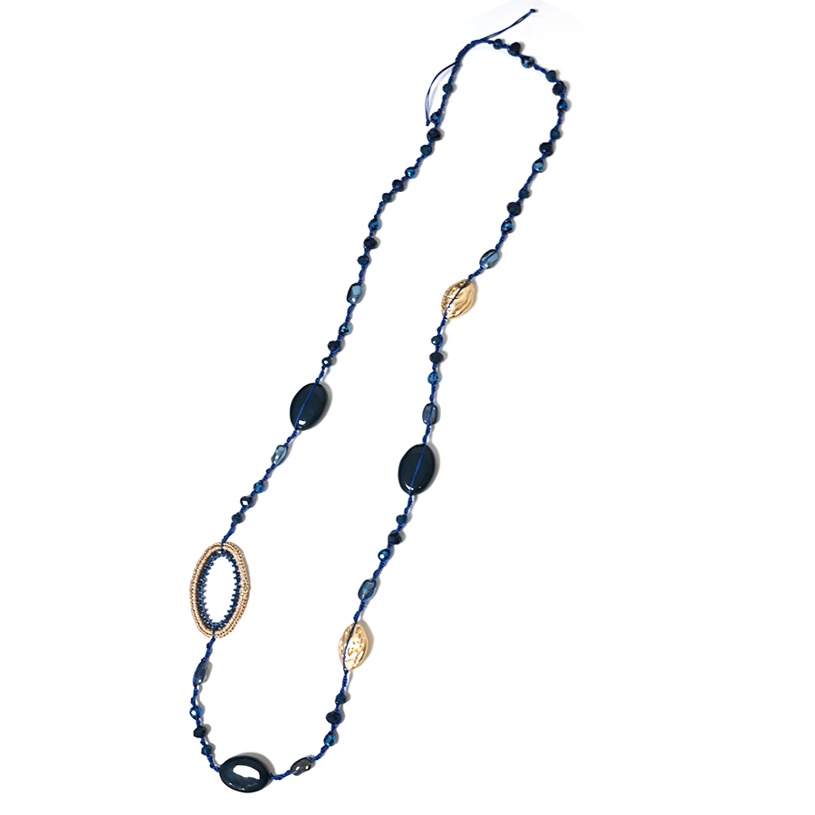 AMORINO SRL - Wholesale Beaded/Pearl Necklace - LONG ADJUSTABLE STRING BEADED NECKLACE - HZM24144A2774
